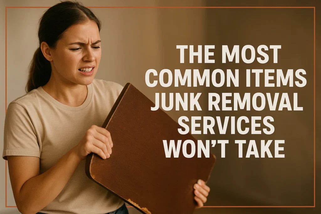 Common Items Junk Removal Services Won’t Take