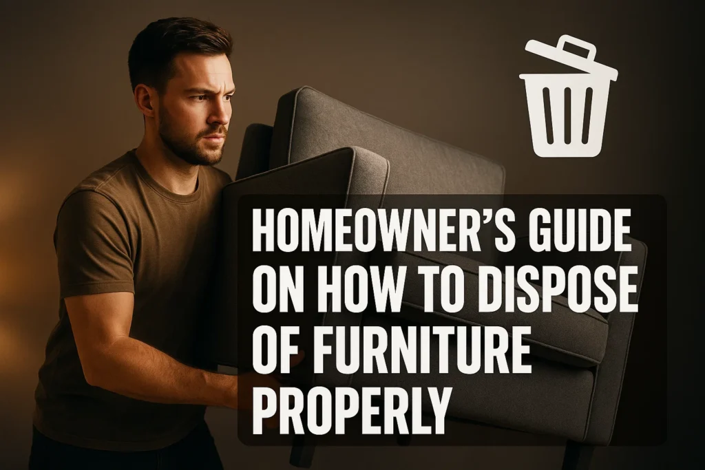 Homeowner’s Guide on How to Dispose of Furniture Properly