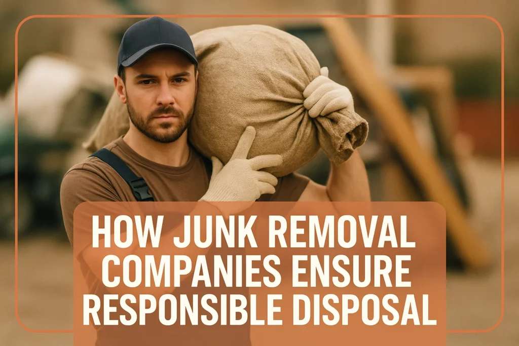 How Junk Removal Companies Ensure Responsible Disposal