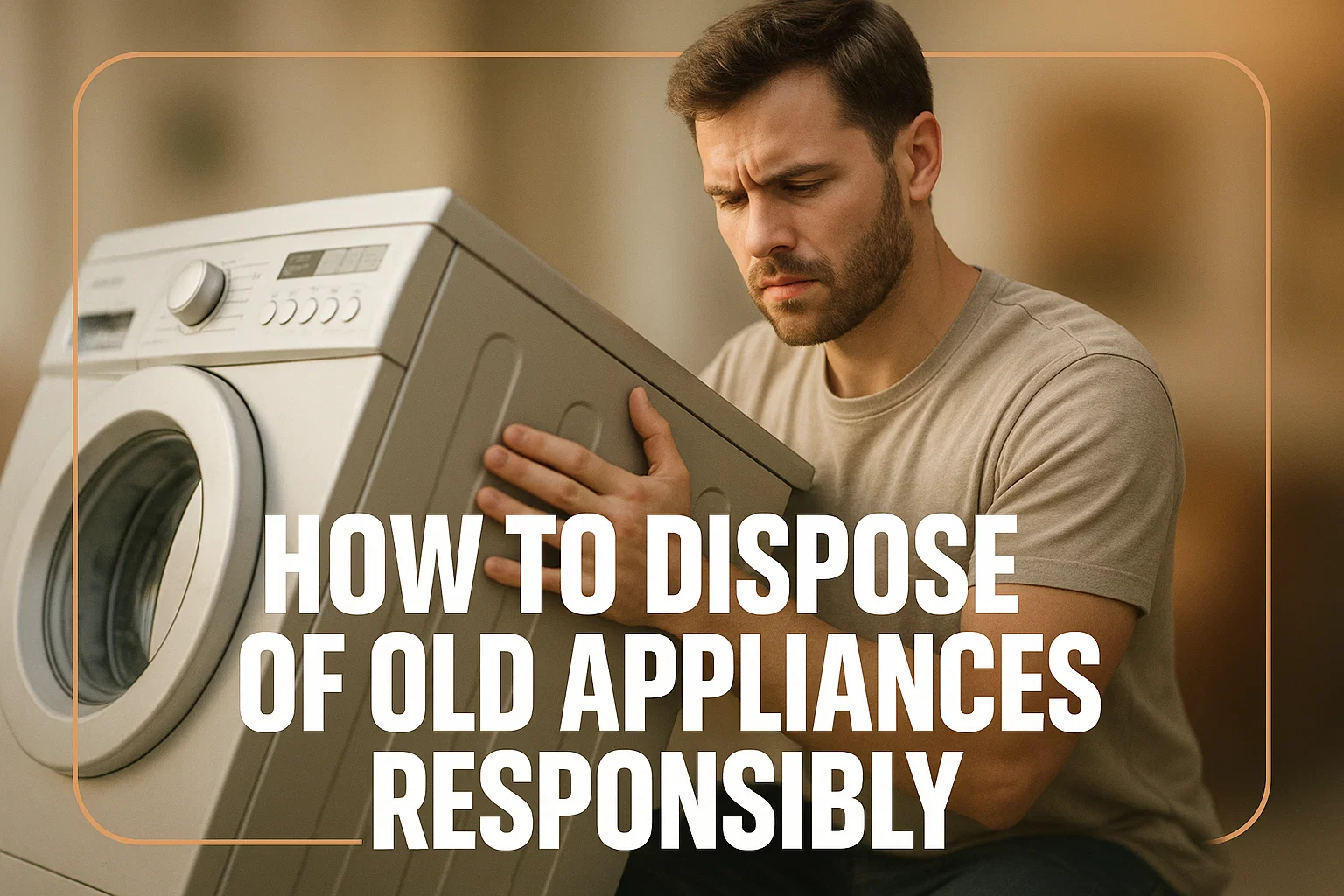 How to Dispose of Old Appliances Responsibly