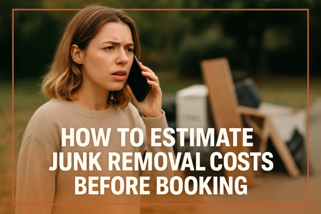 How to Estimate Junk Removal Costs Before Booking