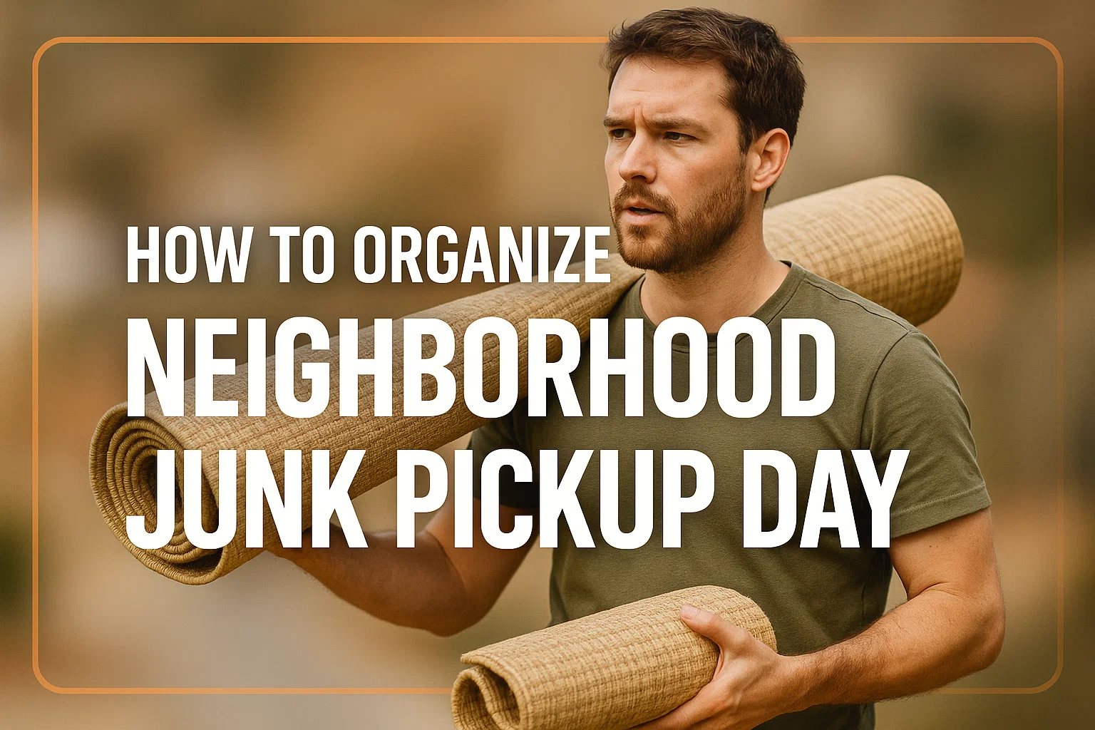 How to Organize a Neighborhood Junk Pickup Day