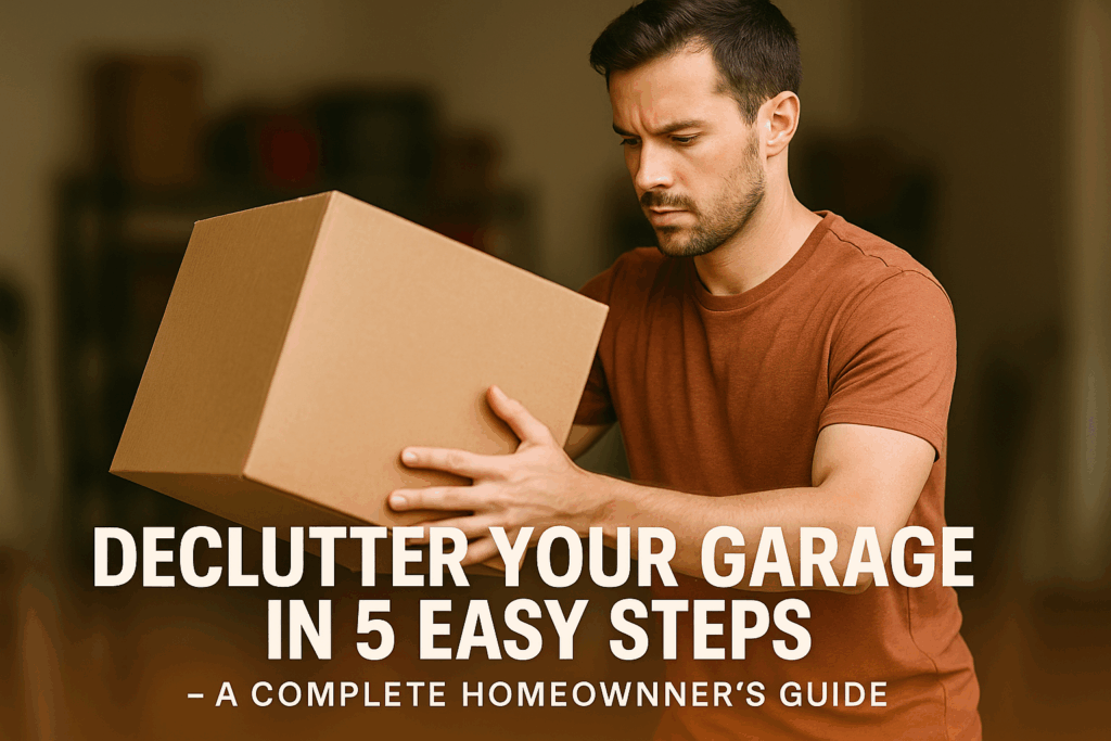 Declutter Your Garage in 5 Easy Steps – A Complete Homeowner’s Guide