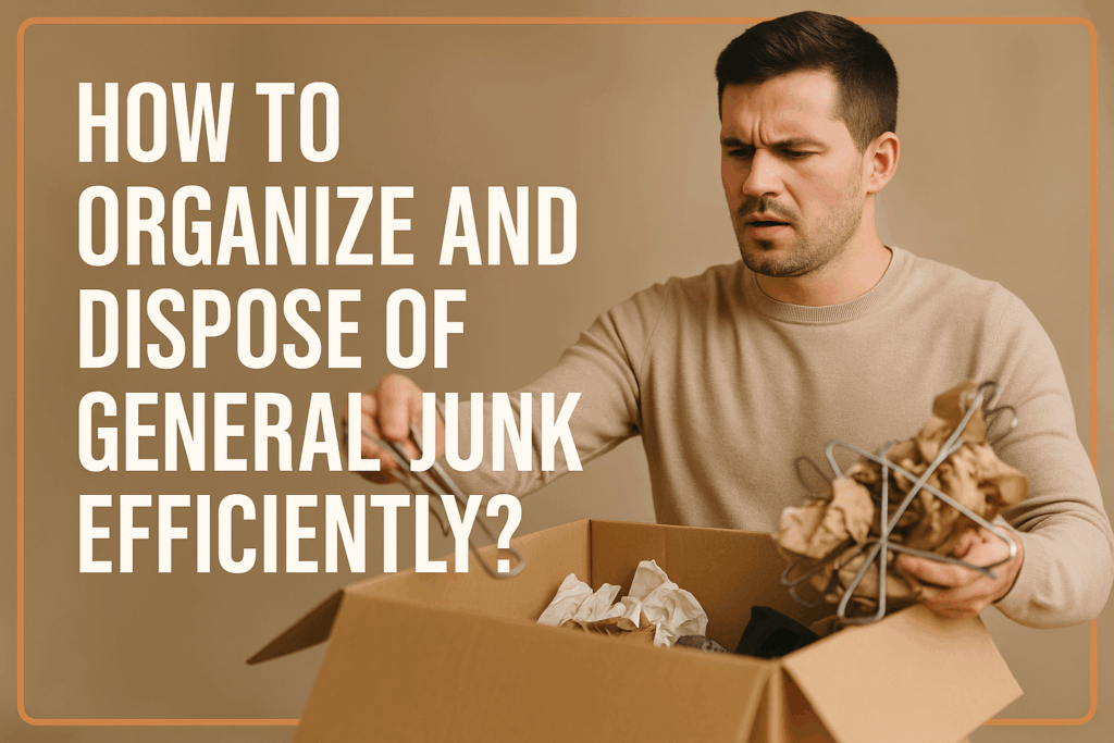 How to Organize and Dispose of General Junk Efficiently?