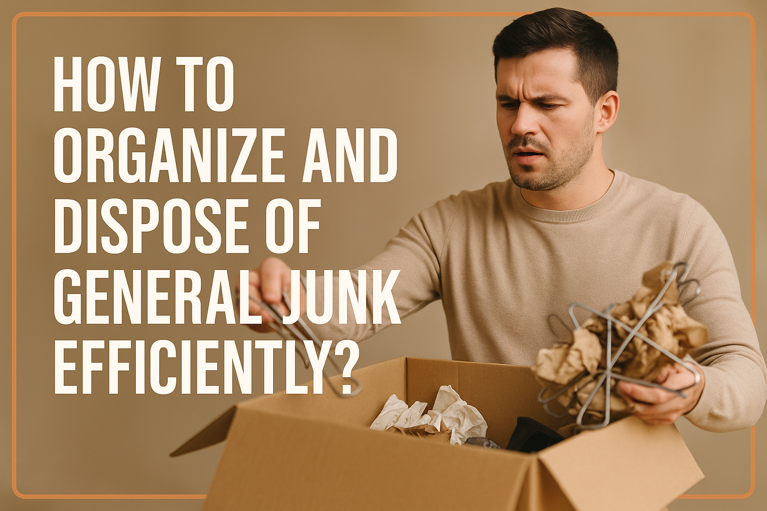 How to Organize and Dispose of General Junk Efficiently?